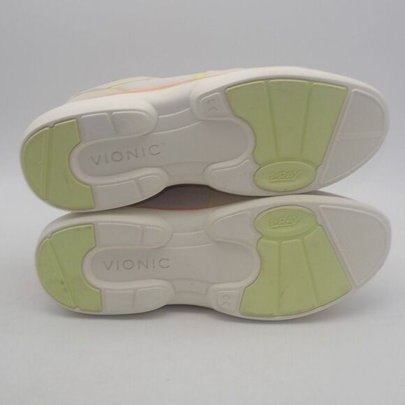 NEW Vionic Olessa Walking Orthotic Shoes Sneakers Women's 11 Cream Apricot Tan - Picture 8 of 8